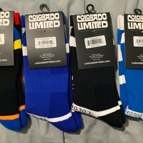 Colorado Socks 4 Brand New Pairs - Picture 2 of 6